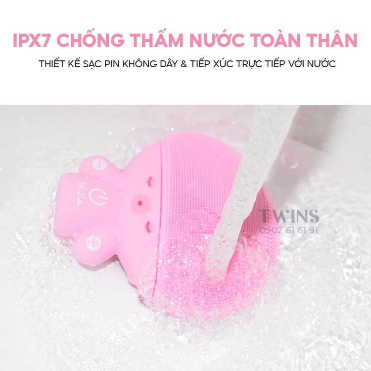 Máy Rửa Mặt Doll Blingbelle Sạc Không Dây Làm Sạch Da, Massage, Công Nghệ Sóng Âm, Nâng Cơ | BigBuy360 - bigbuy360.vn