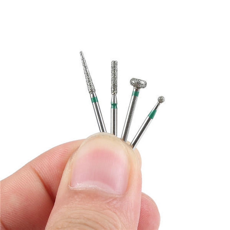 Set 10 mũi khoan kim cương FG 1.6mm tốc độ cao dùng trong nha khoa