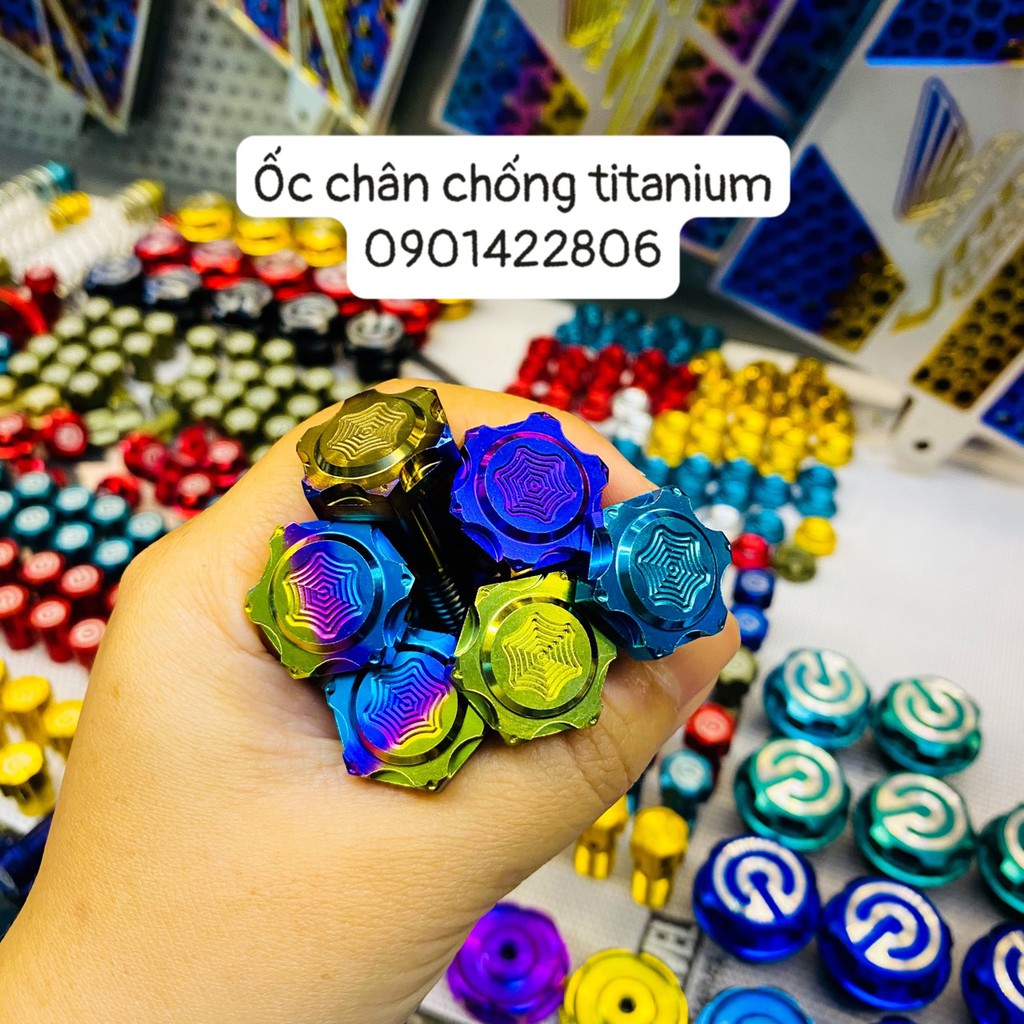 Ốc chân chống titanium gr5
