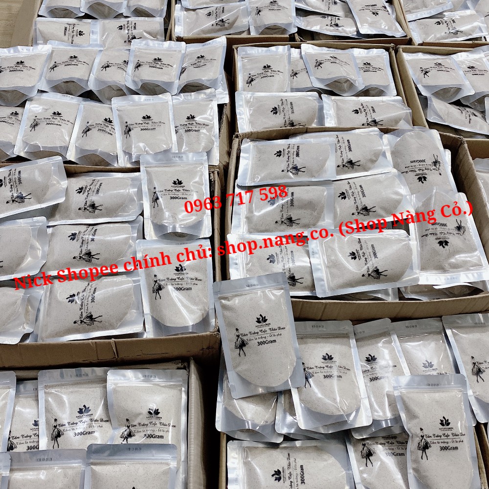 (300gr) Ủ Trắng Cafe Thảo Dược, Tắm Trắng Cafe - Trắng da, tẩy da chết, Giảm mụn sần đỏ lỗ chân lông, mờ thâm nám sạm da | BigBuy360 - bigbuy360.vn