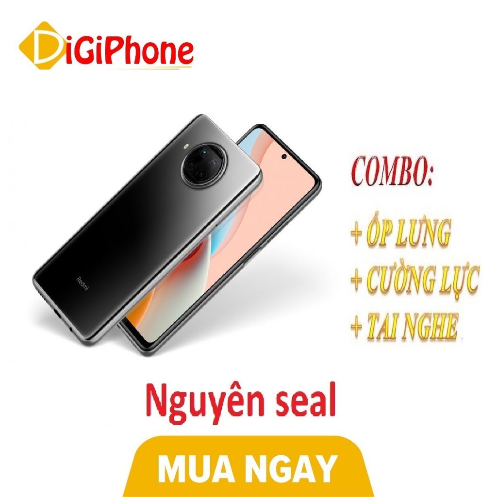 Combo Điện thoại Xiaomi Note 9 Pro 5G 6/128Gb + Ốp lưng + Cường lực + Tai nghe - Hàng nhập khẩu (China version)