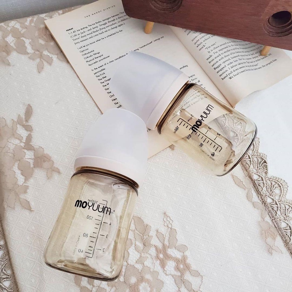 Bình Sữa MOYUUM PPSU Bản Trơn Chính Hãng Hàn Quốc 170ml - 270ml