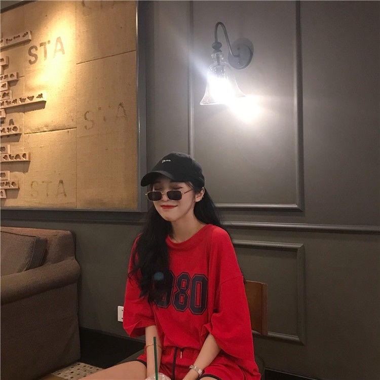 Bộ Đồ Ngủ Tay Ngắn Dáng Rộng Plus Size Phong Cách Hàn Quốc Thời Trang Mùa Hè Cho Nữ | BigBuy360 - bigbuy360.vn