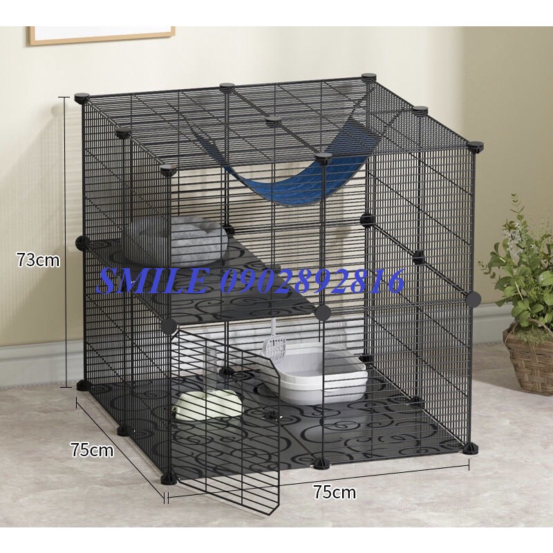 [TẶNG VÒNG CỔ] COMBO CHUỒNG, LỒNG LOẠI LỚN LƯỚI THÉP DÀNH CHO CHÓ MÈO THÚ CƯNG ĐA NĂNG