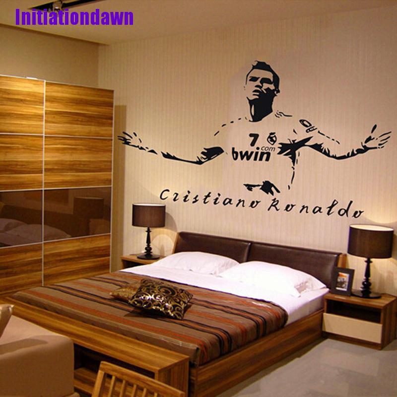 Giấy Dán Tường Thể Thao Hình Ronaldo Real Madrid Trang Trí Phòng Ngủ