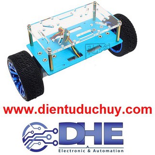 KHUNG XE ROBOT 2 BÁNH TỰ CÂN BẰNG - CÓ ENCODER