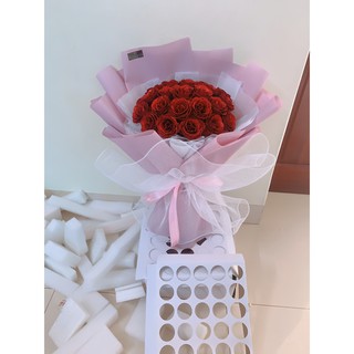 Hoa sáp thơm ( Bó hoa kim tuyến 10 bông) Quà tặng