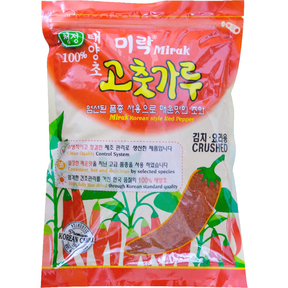 Bột Ớt Hàn Quốc MIRAK 500gr - dạng vảy (Chilli Powder MIRAK Korean)