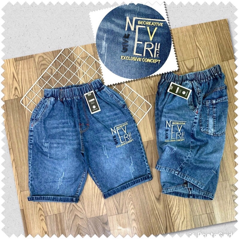 ✔️28-45kg✔️Quần jean, quần bò lửng bé trai size đại - HA661