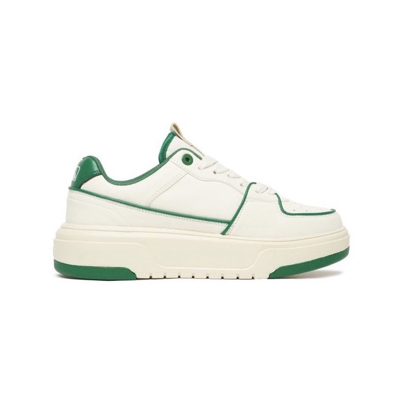 Giày Thể Thao MLB Chunky Liner New York Yankees White Green, Giày Sneaker Mlb Trắng Xanh Tăng Chiều Cao Full Box Bill