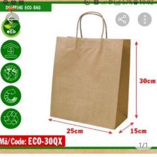 300 túi giấy quai xách