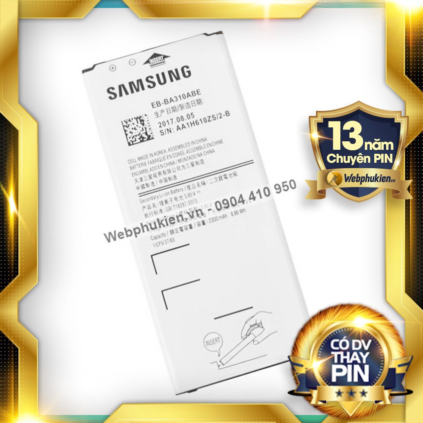 Pin Zin cho Samsung Galaxy A3 2016 (A310) - 2300mAh