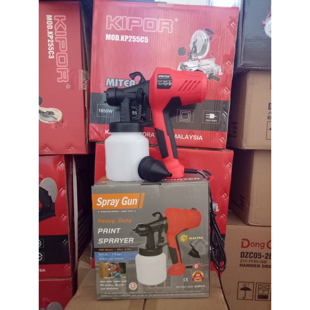 [ ẢNH THẬT] SÚNG PHUN SƠN ĐIỆN SPRAY - GUN 400w