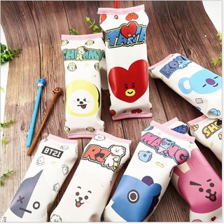 Bóp viết vỏ bánh hình BT21 BTS size lớn