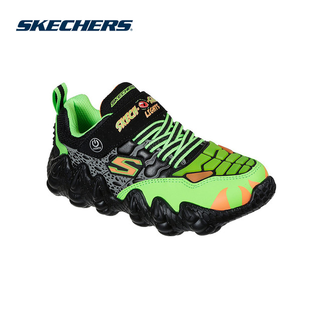 [Mã MABRVP7 giảm 10% tối đa 100K đơn 500k] Skechers Bé Trai Giày Thể Thao Skech-O-Saurus Lights - 400110L-BKLM