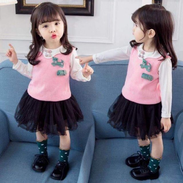 Áo gile len cho bé trai bé gái size 1-4 tuổi