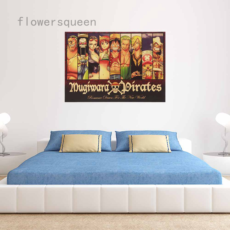 Poster Treo Tường Hình Các Nhân Vật Trong Phim Hoạt Hình One Piece