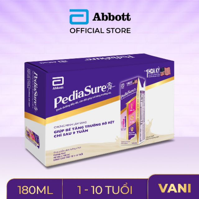 THÙNG 48HỘP PEDIASURE 180ML