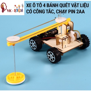 Đồ chơi sáng tạo STEM/STEAM Robot lau nhà VICSTEM cho bé, Đồ chơi trẻ em DIY