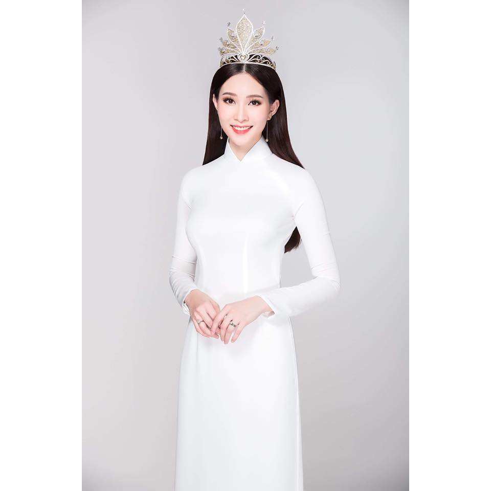 Vải phi lụa trắng/đen