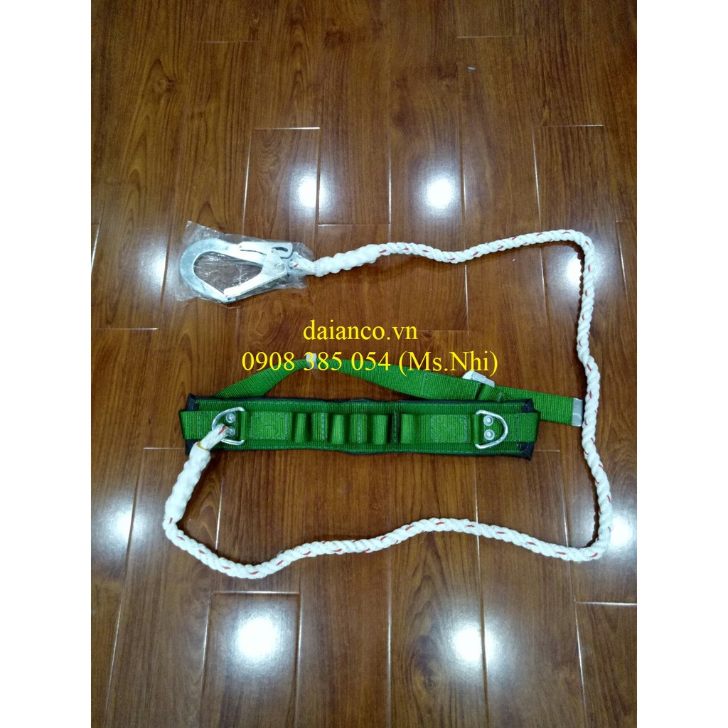 Dây Đai lưng an toàn lao động 1 móc lớn chính hãng Bảo Bình D07- Hình thật, hàng sẵn