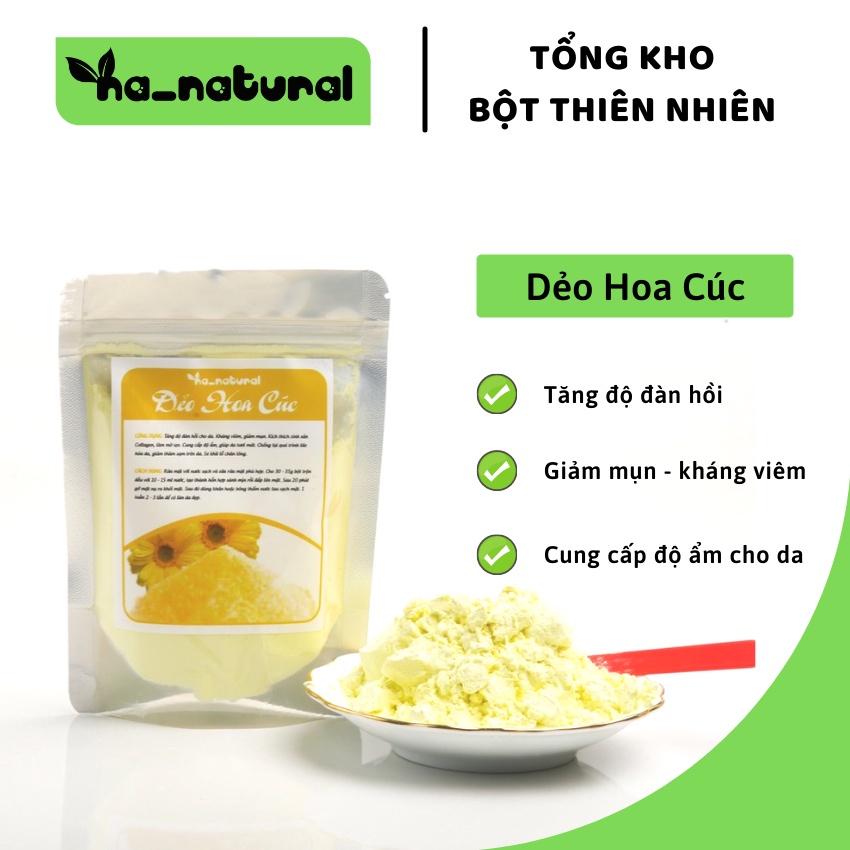 Bột đắp mặt nạ dẻo hoa cúc 🔥 GIÁ TÔT 🔥 dẻo hoa cúc collagen cung cấp độ ẩm cho da, giúp da tươi sáng