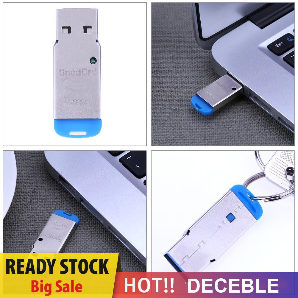 Hộp Kim Loại Mini Đựng Thẻ Nhớ Sd / Tf Usb 2.0 Siêu Nhẹ | BigBuy360 - bigbuy360.vn