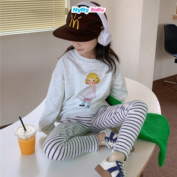 Quần legging cho bé gái Nyny Baby quần thu đông cho bé từ 8 - 24kg