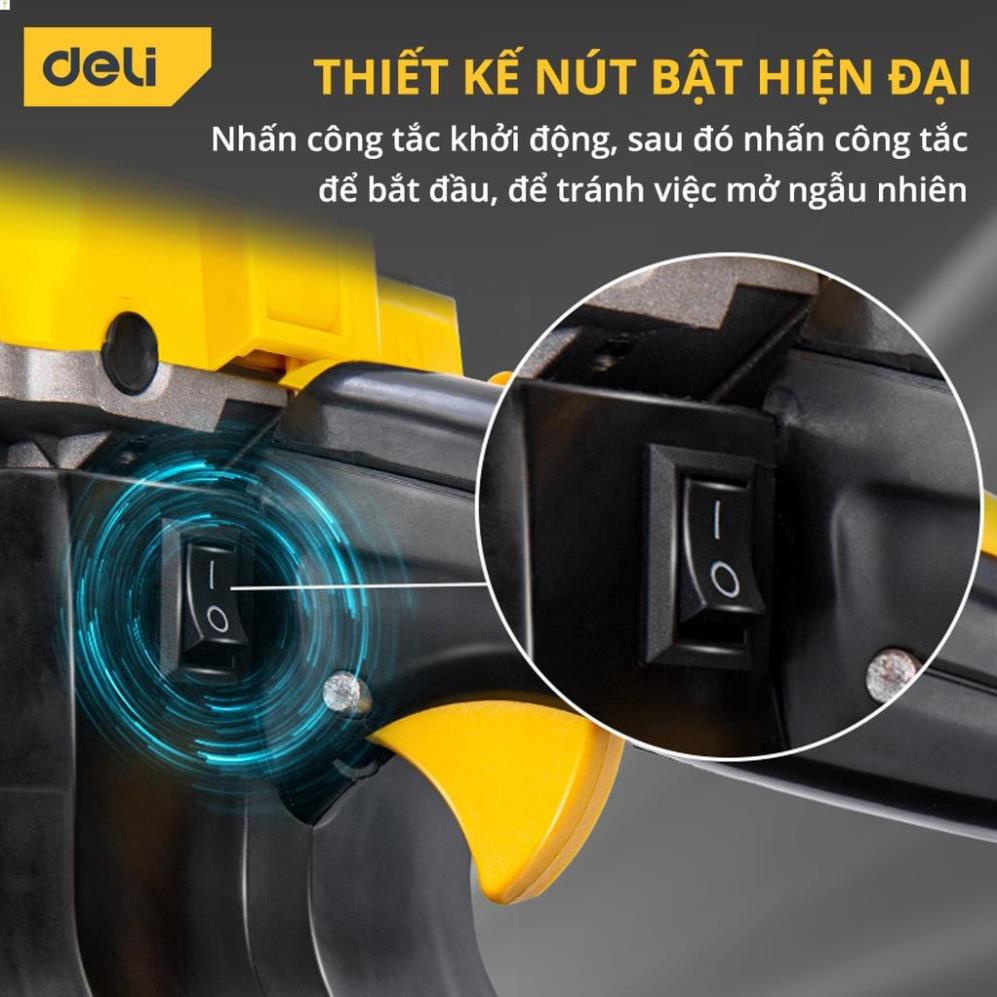 Máy Cưa Xích Deli Chính Hãng Chất Lượng Cao - Công Suất 2000W, Lưỡi Cưa 20inch Sắc Bén - Sử Dụng An Toàn - DL585020 .