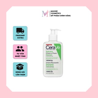 SỮA RỬA MẶT CERAVE HYDRATING/ FOAMING làm sạch dịu nhẹ cho cả da nhạy cảm