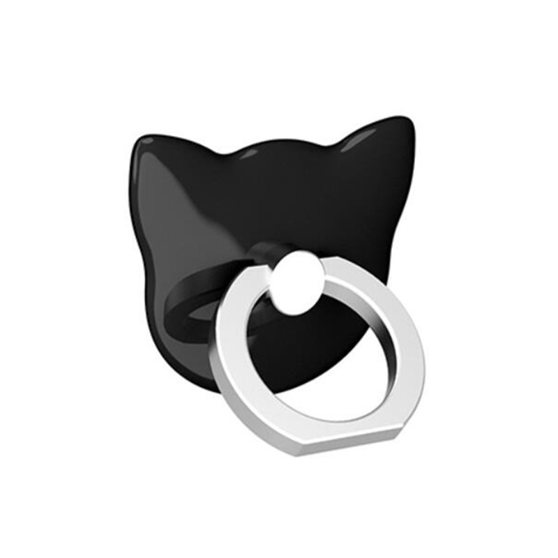 Nhẫn đỡ điện thoại xoay 360 độ hình mèo dễ thương