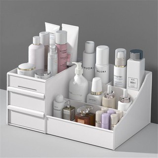 Kệ đựng đồ trang điểm - Khay đựng mỹ phẩm - Phụ kiện decor bàn trang điểm size lớn