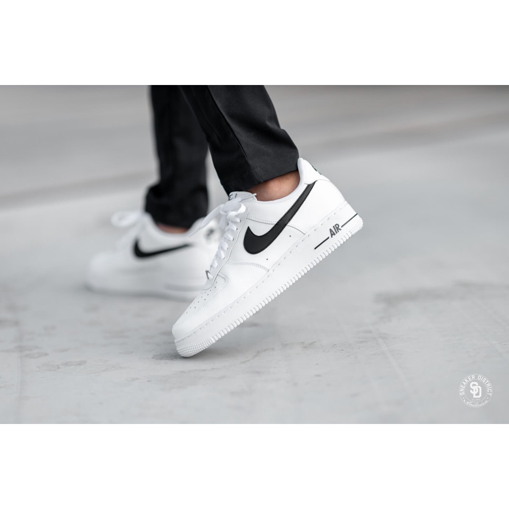 Giày Sneakers AF1 black swoosh