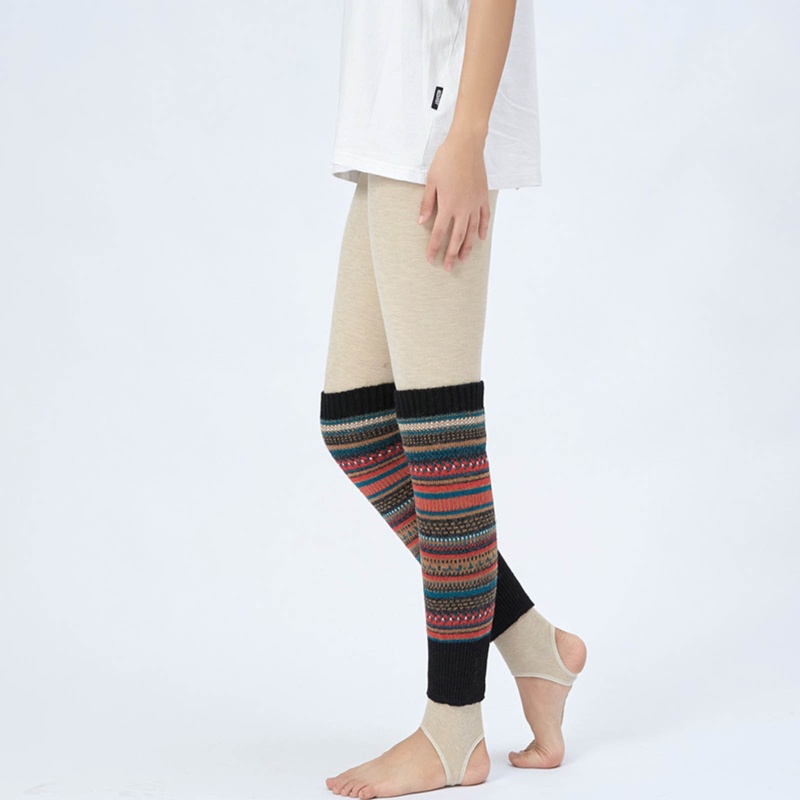 Đôi Tất Chân Len Dài Qua Gối Giữ Ấm Cho Nữ