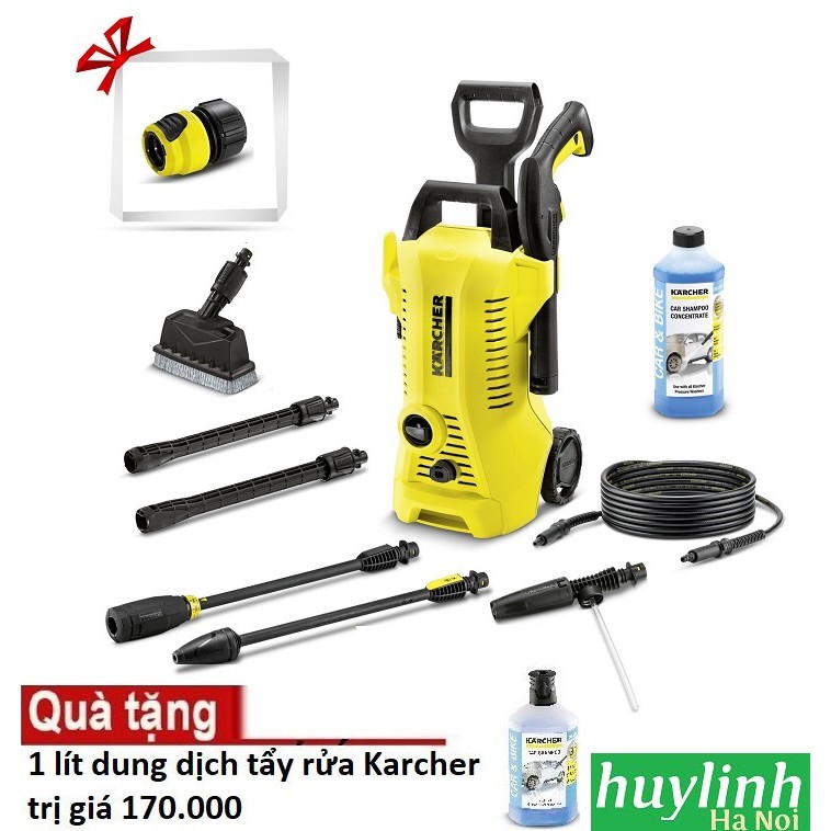 Máy rửa xe Karcher K2 Full control Car Home - PS20 - Tặng 1 chai dung dịch 1 lít