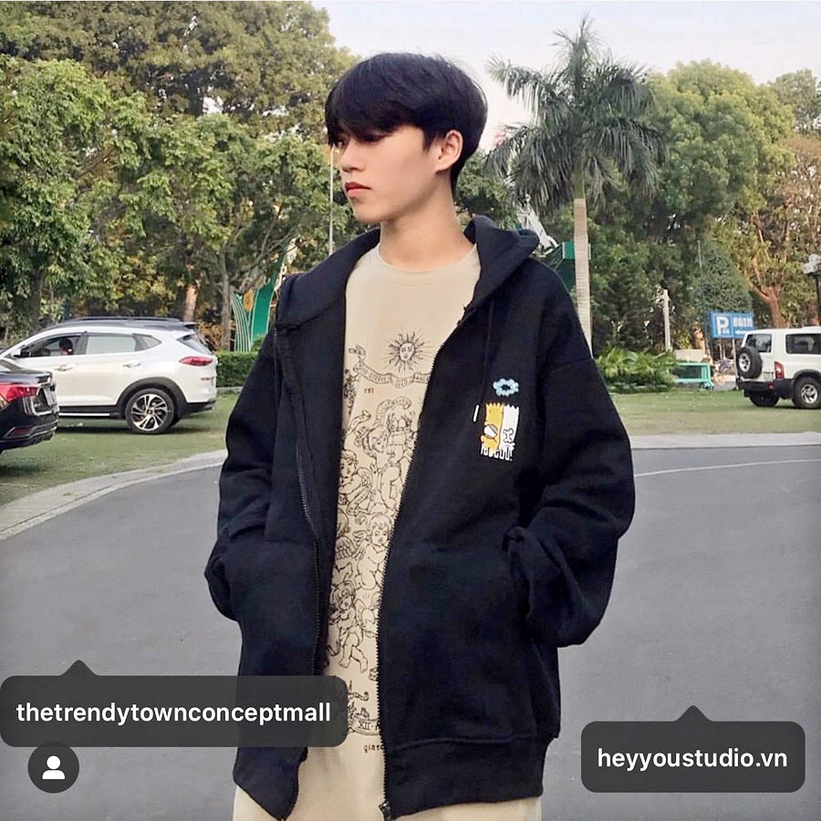 Áo khoác UNISEX form rộng chất liệu nỉ ngoại không xù lông WE ARE ONE form rộng đến 90kg C077