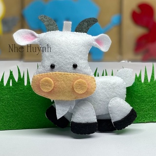 Móc Khóa Vải Nỉ Con Dê (A009)