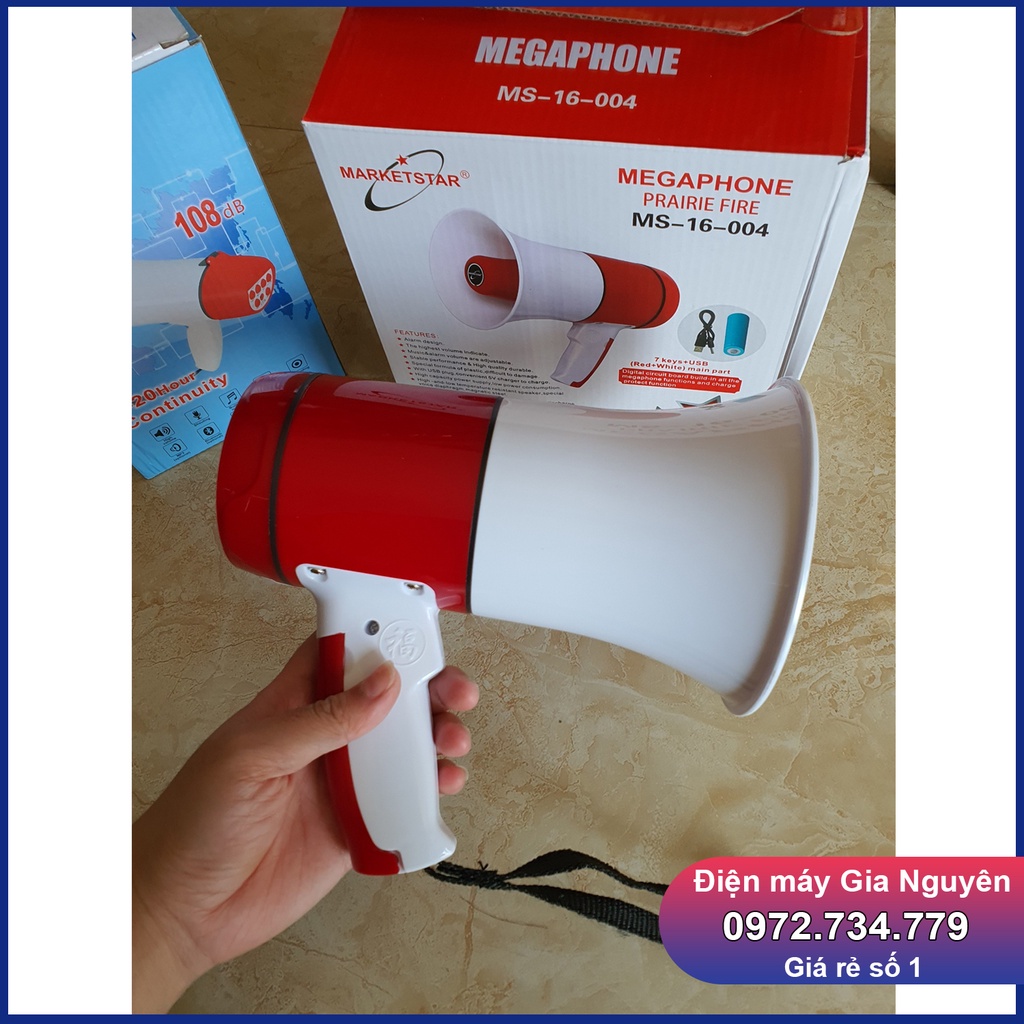 Loa phóng thanh cầm tay Megaphone. Loa bán hàng, loa thông báo