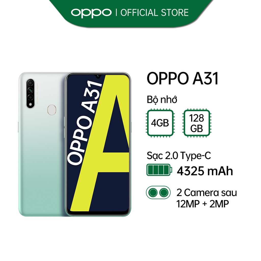 Điện thoại OPPO A31 4GB/128GB - Hàng chính hãng | BigBuy360 - bigbuy360.vn