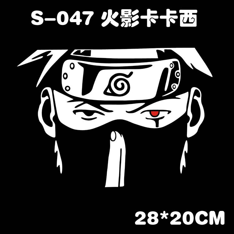Đề Can Dán Trang Trí Xe Hơi / Xe Máy Hình Sasuke Kakashi Naruto