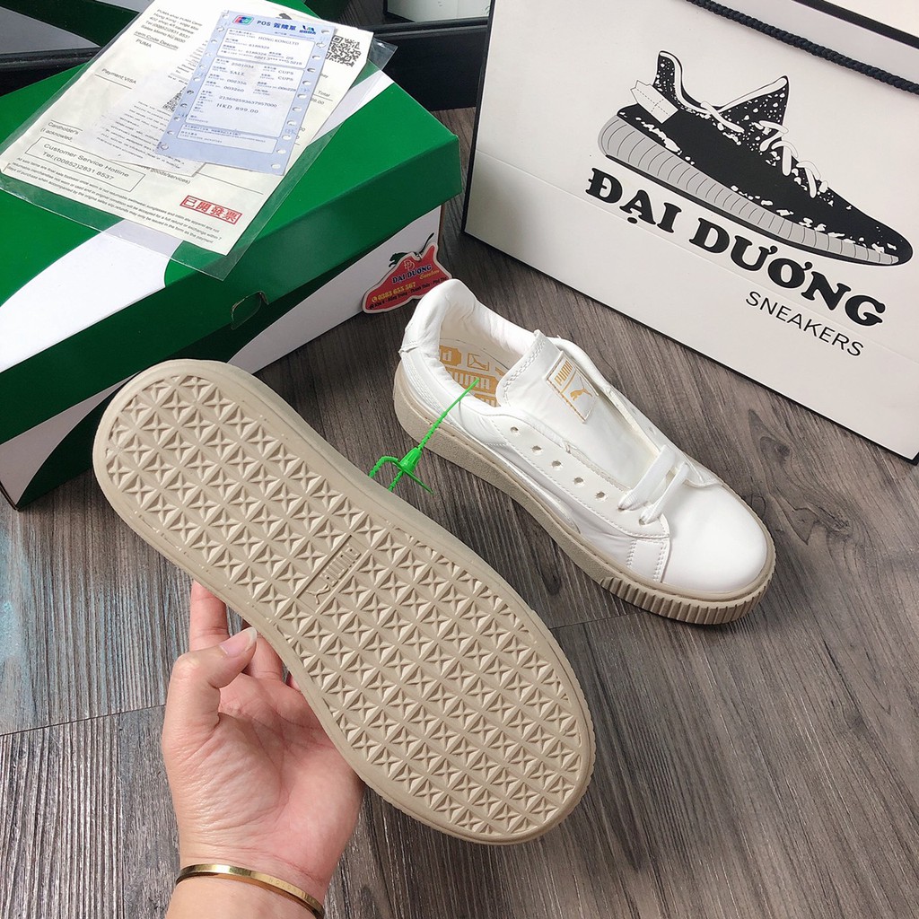 PUMA đế nâu [TẶNG MÓC KHÓA - FULL BOX] giày thể thao puma  nam nữ tăng chiều cao puma đế nâu | BigBuy360 - bigbuy360.vn