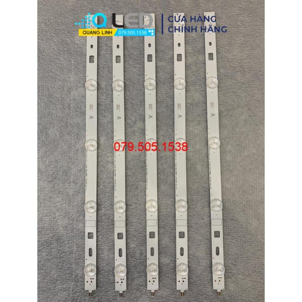 THANH LED TIVI  SONY 40R350 40R452 HÀNG MỚI 100% THANH 5 THANH A VÀ 5 THANH B MỖI THANH 5 BÓNG 3V DÀI 37,8cm