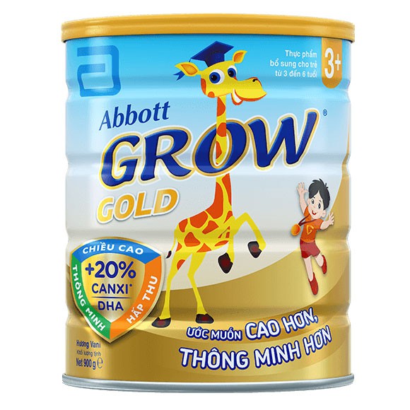 Sữa bột abbott grow 1,2,3,4,3+,6+ 900g