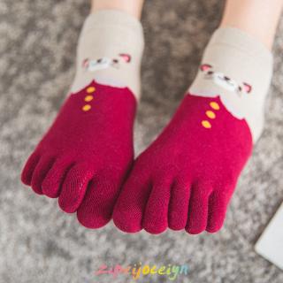 Vớ Xỏ Ngón In Hình Hoạt Hình Dễ Thương Cho Nữ