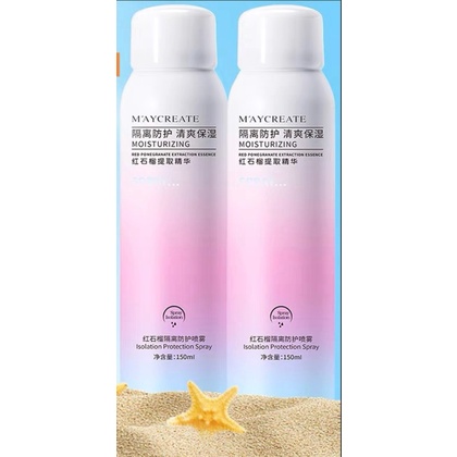 Xịt chống nắng nâng tone make up Maycreat TQ