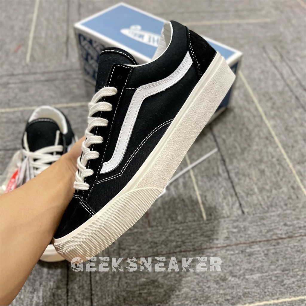 [GeekSneaker] Giày Vans Vault Style 36 Old Skool - Viền bo / Dây Dày / Đế Đỏ có căn/ Lưỡi gà dài/ gót bo/ Đế Nhám | BigBuy360 - bigbuy360.vn