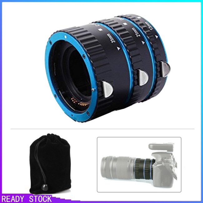 PG【COD】Metal Mount Lens Adapter Auto Focus AF Macro Extension Tube Ring for Canon EOS EF-S Lens 750D 80D