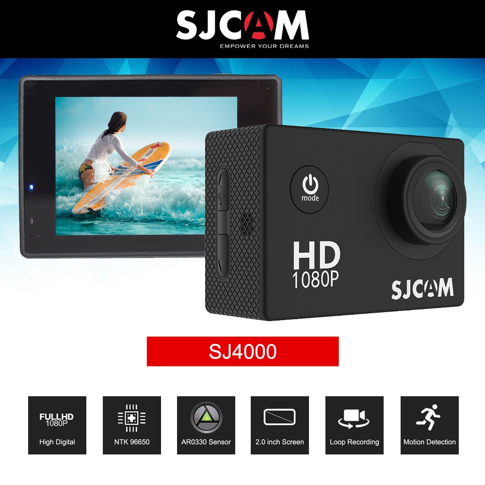 Camera Hành Động Thể Thao SJCAM 4000 Wifi Chống Nước | BigBuy360 - bigbuy360.vn
