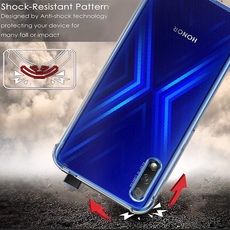 Ốp Điện Thoại Tpu Mềm Trong Suốt Chống Sốc Cho Huawei Honor 9x Pro 7s 7a 7c 8c 8s 8a 8x Max Note 10 Honor Play 3 3e 4t Pro