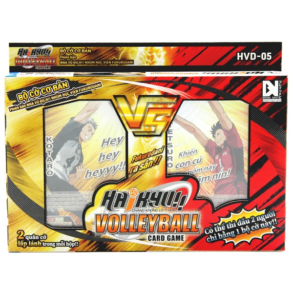 Bộ Cờ Bóng Chuyền Haikyu!! Bộ Cờ Cơ Bản - Phiên Bản Nhà Vô Địch Nhóm Học Viện Fukurodani HVD-05